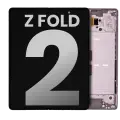 Inner OLED Assembly With Frame Compatible For Samsung Galaxy Z Fold 2 5G  (Used OEM Pull: Grade B/C) (US & International) (Mystic Bronze)