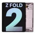 Inner OLED Assembly With Frame Compatible For Samsung Galaxy Z Fold 2 5G (US & International) (Service Pack) (Mystic Bronze)