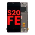 OLED Assembly With Frame Compatible For Samsung Galaxy S20 FE 4G / 5G (Aftermarket Plus) (Cloud Lavender)