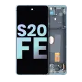 OLED Assembly With Frame Compatible For Samsung Galaxy S20 FE 4G / 5G (Service Pack) (Cloud Mint)