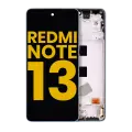 OLED Assembly With Frame Compatible For Xiaomi Redmi Note 13 4G (Refurbished) (Ice Blue)