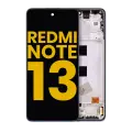 OLED Assembly With Frame Compatible For Xiaomi Redmi Note 13 4G (Refurbished) (Midnight Black)