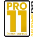Front Glass Only Compatible For iPad Pro 11" 1st Gen (2018) / iPad Pro 11" 2nd Gen (2020) (All Colors) (Glass Separation Required)