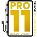 Digitizer Compatible For iPad Pro 11" 3rd Gen (2021) / iPad Pro 11" 4th Gen (2022) (Glass Separation Required) (Premium) (All Colors)