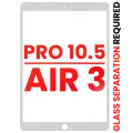 Front Glass Only Compatible For iPad Pro 10.5" / iPad Air 3 (White) (Glass Separation Required)