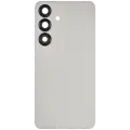Back Cover Glass With Camera Lens Compatible For Samsung Galaxy S25 5G (No Logo) (Aftermarket Plus) (Silver Shadow)