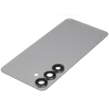 Back Cover Glass With Camera Lens Compatible For Samsung Galaxy S25 5G (No Logo) (Aftermarket Plus) (Silver Shadow)