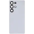 Back Cover Glass With Camera Lens Compatible For Samsung Galaxy S25 Ultra 5G (No Logo) (Aftermarket Plus) (Titanium Silver Blue)