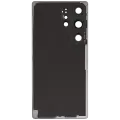 Back Cover Glass With Camera Lens Compatible For Samsung Galaxy S25 Ultra 5G (No Logo) (Aftermarket Plus) (Titanium Gray)
