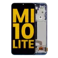OLED Assembly With Frame Compatible For Xiaomi Mi 10 Lite 5G (Refurbished) (Aurora Blue)
