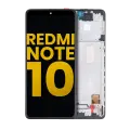 OLED Assembly With Frame Compatible For Xiaomi Redmi Note 10 4G / Redmi Note 10S  (Refurbished) (All Colors)