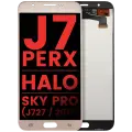 LCD Assembly Without Frame Compatible For Samsung Galaxy J7 Perx / Halo / Sky Pro (J727 / 2017) (Aftermarket Plus) (Gold)