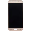 LCD Assembly Without Frame Compatible For Samsung Galaxy J7 Perx / Halo / Sky Pro (J727 / 2017) (Refurbished) (Gold)