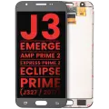 LCD Assembly Without Frame Compatible For Samsung Galaxy J3 / Emerge / Amp Prime 2 / Express Prime 2 / Eclipse / Prime   (J327 / 2017) (Aftermarket Plus) (Silver / Gray)