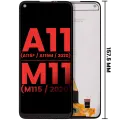 LCD Assembly Without Frame Compatible For Samsung Galaxy A11 (A115F / A115M / 2020) M11 (M115 / 2020) (International Version) (Aftermarket Plus) (All Colors)