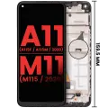 LCD Assembly With Frame Compatible For Samsung Galaxy A11 (A115F/  A115M / 2020) /  M11 (M115 /2020) (International Version)(Aftermarket Plus) (All Colors)