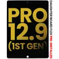 LCD Assembly With Digitizer & Daughter Board Flex Pre-Installed Compatible For iPad Pro 12.9" 1st Gen (2015) (Refurbished) (Black)