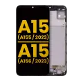 OLED Assembly With Frame Compatible For Samsung Galaxy A15 4G (A155 / 2023) / A15 5G (A156 / 2023) (Refurbished) (All Colors)