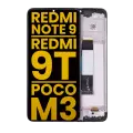 LCD Assembly With Frame Compatible For Xiaomi Redmi Note 9 4G / Redmi 9T / Poco M3 (Refurbished) (All Colors)