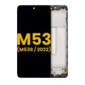 OLED Assembly With Frame Compatible For Samsung Galaxy M53 5G (M536 / 2022) (Refurbished) (All Colors)