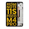 OLED Assembly With Frame Compatible For Xiaomi Redmi Note 11S / Poco M4 Pro 4G (Refurbished) (All Colors)
