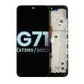 OLED Assembly With Frame Compatible For Motorola Moto G71 5G (XT2169 / 2022) (Genuine OEM) (All Colors)