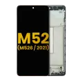 OLED Assembly With Frame Compatible For Samsung Galaxy M52 5G (M526 / 2021) (Refurbished) (All Colors)