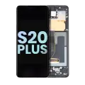 OLED Assembly With Frame Compatible For Samsung Galaxy S20 Plus 5G (Service Pack) (Cosmic Gray)
