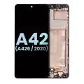 OLED Assembly With Frame Compatible For Samsung Galaxy A42 5G (A426 / 2020) (Service Pack) (Prism Dot Black)