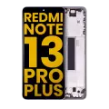 OLED Assembly With Frame Compatible For Xiaomi Redmi Note 13 Pro Plus (Refurbished) (Purple)