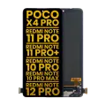 OLED Assembly Without Frame Compatible For Xiaomi Poco X4 Pro 5G / Redmi Note 11 Pro 4G / Note 11 Pro 5G / Note 11 Pro+ 5G / Redmi Note 10 Pro / Redmi Note 10 Pro Max / Redmi Note 12 Pro 4G (Refurbished) (All Colors)