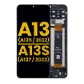 LCD Assembly With Frame Compatible For Samsung Galaxy A13 4G (A135 / 2022) / A13s (A137 / 2022) (Refurbished) (All Colors)