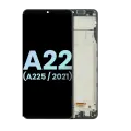 OLED Assembly With Frame Compatible For Samsung Galaxy A22 4G (A225 / 2021) (Service Pack) (All Colors)