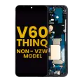 OLED Assembly With Frame Compatible For LG V60 ThinQ 5G (Non-Verizon 5G UW Frame) (Refurbished) (Black)
