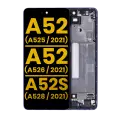 OLED Assembly With Frame Compatible For Samsung Galaxy A52 4G (A525 / 2021) / A52 5G (A526 / 2021) / A52S 5G (A528 / 2021) (Refurbished) (Awesome Violet)