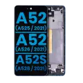 LCD Assembly With Frame (Without Finger Print Sensor) Compatible For Samsung Galaxy A52 4G (A525 / 2021) / A52 5G (A526 / 2021) / A52S (A528 / 2021) (Aftermarket : Incell) (Awesome Blue)