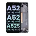 OLED Assembly With Frame Compatible For Samsung Galaxy A52 4G (A525 / 2021) / A52 5G (A526 / 2021) / A52S 5G (A528 / 2021) (Service Pack) (Awesome White)