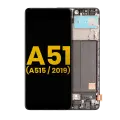 OLED Assembly With Frame Compatible For Samsung Galaxy A51 4G (A515 / 2019) (Refurbished) (All Colors) 