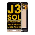 OLED Assembly Without Frame Compatible For Samsung Galaxy J3 / Sol 4G / Express Prime / Amp Prime (J320 / 2016) (Refurbished) (Gold)