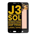 OLED Assembly Without Frame Compatible For Samsung Galaxy J3 / Sol 4G / Express Prime / Amp Prime (J320 / 2016) (Refurbished) (Black)