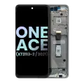 LCD Assembly With Frame Compatible For Motorola One 5G Ace (XT2113-2 / 2021) (Genuine OEM) (Volcanic Gray)