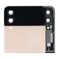 Outer OLED Assembly Compatible For Samsung Galaxy Z Flip 4 5G (US & International) (Used OEM Pull: Grade B/C) (Pink Gold)