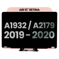 Complete LCD Display Assembly Compatible For MacBook Air 13" Retina (A1932 / A2179 / Mid 2019 / Early 2020) (Used OEM Pull: Grade A) (Rose Gold)