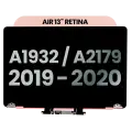 Complete LCD Display Assembly Compatible For MacBook Air 13" Retina (A1932 / A2179 / Mid 2019 / Early 2020) (Used OEM Pull: Grade B) (Rose Gold)
