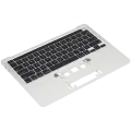 Top Case With Keyboard Compatible For MacBook Pro 13" (A2251 / Mid 2020) (US Keyboard) (Silver)