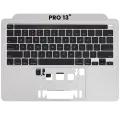 Top Case With Keyboard Compatible MacBook Pro 13" (A2289 / Early 2020) (US Keyboard) (Used OEM Pull: Grade New) (Silver)