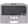 Top Case With Keyboard Compatible For MacBook Pro 13" (A2251 / Mid 2020) (US Keyboard) (Space Gray)