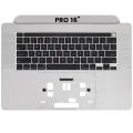 Top Case With Keyboard Compatible For MacBook Pro 16" (A2141 / Mid 2019) (US English) (Used OEM Pull: Grade New) (Silver)