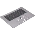 Top Case With Keyboard Compatible For MacBook Pro 15" Touch Bar (A1990 / Late 2018 / Early 2019) (US English) (Used OEM Pull: Grade New) (Space Gray)