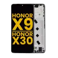 LCD Assembly With Frame Compatible For Honor X9 / Honor X30 / Honor X9 5G (Refurbished) (Midnight Black)